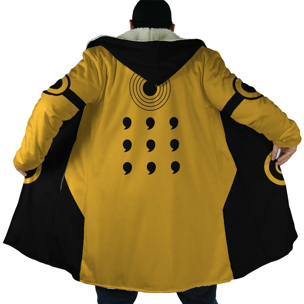 Naruto Six Path Mode Classic Hooded Cloak Coat