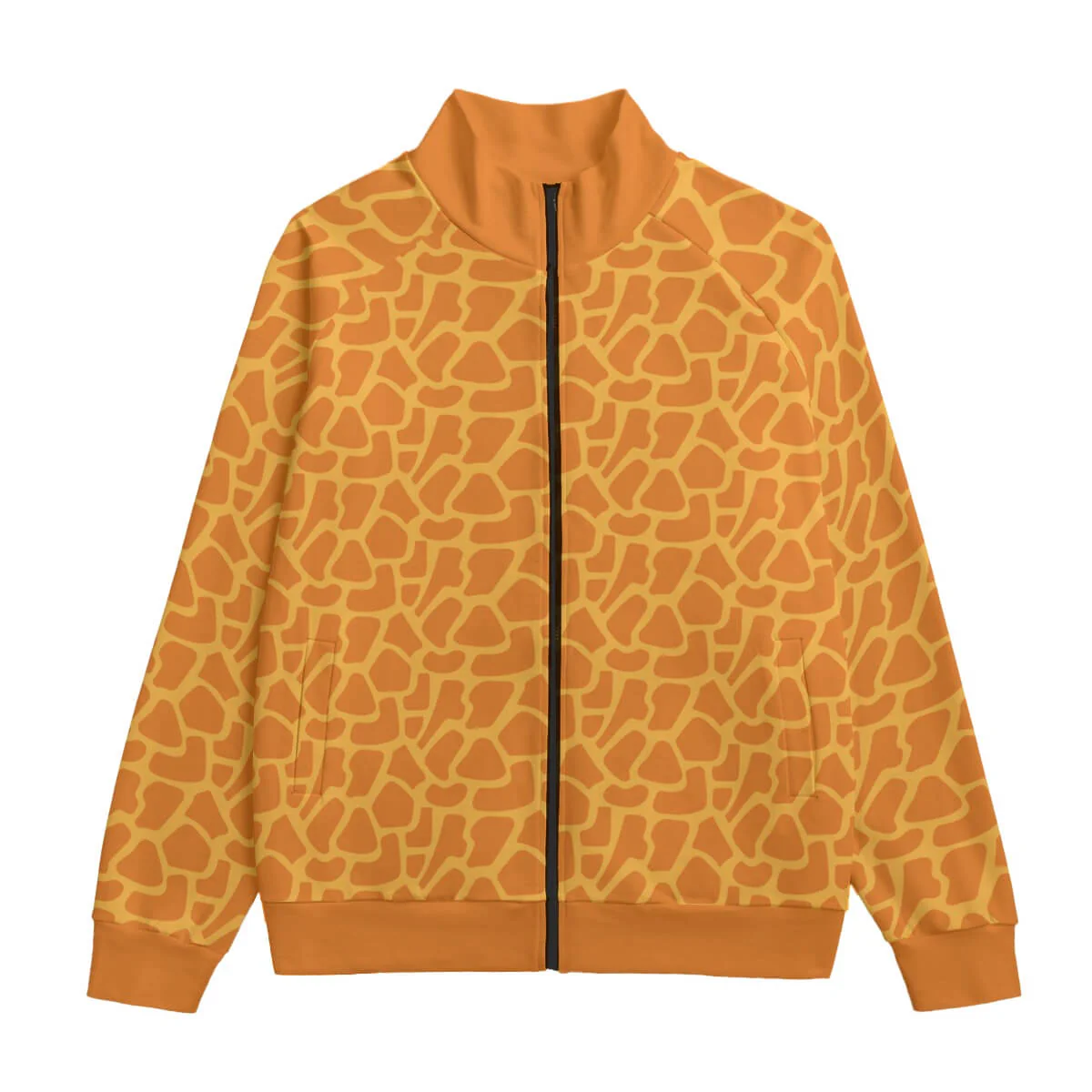 Skin Pattern Collar Up Jacket