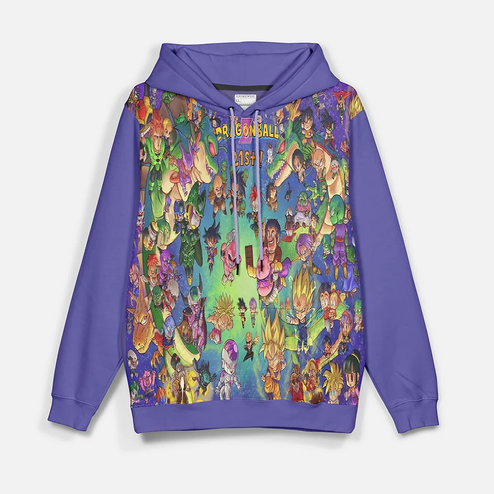 Dragon Ball Super Saiyan Universe Pullover Hoodie