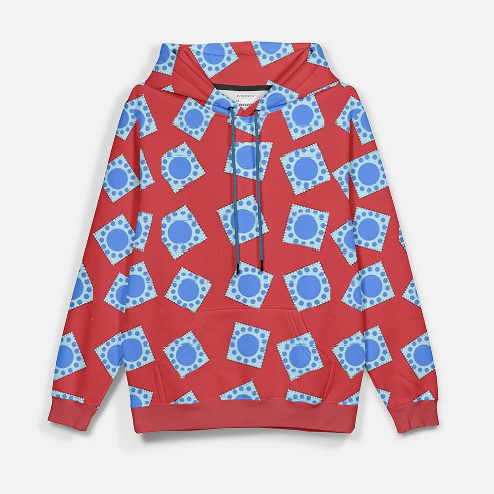 One Piece Luffy Wano Country All Over Pullover Hoodie