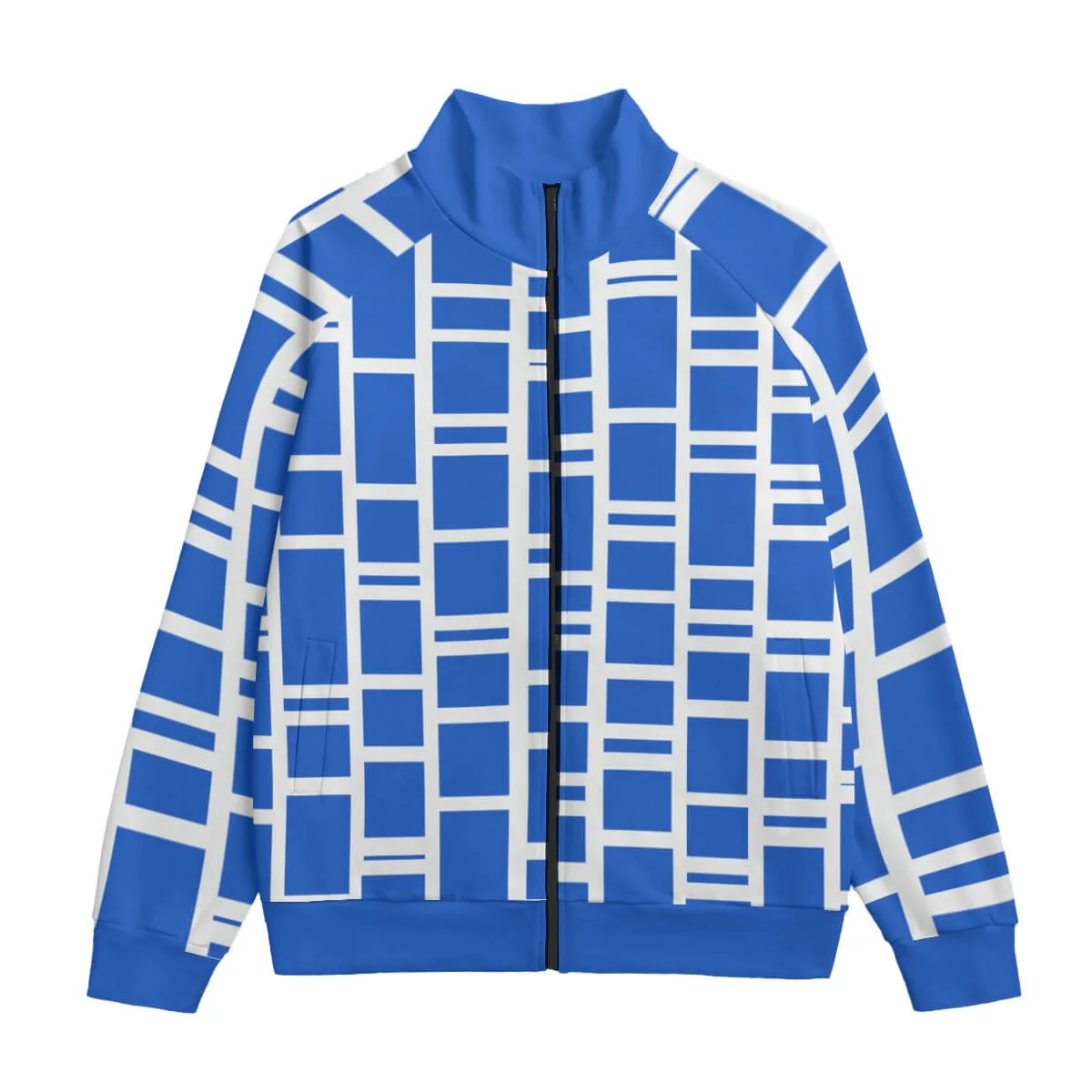 Jolene Classic Pattern Collar Up Jacket
