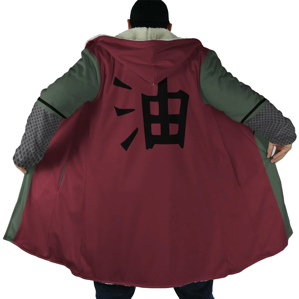 Naruto Tode Sage Mode Inspired Hooded Cloak Coat