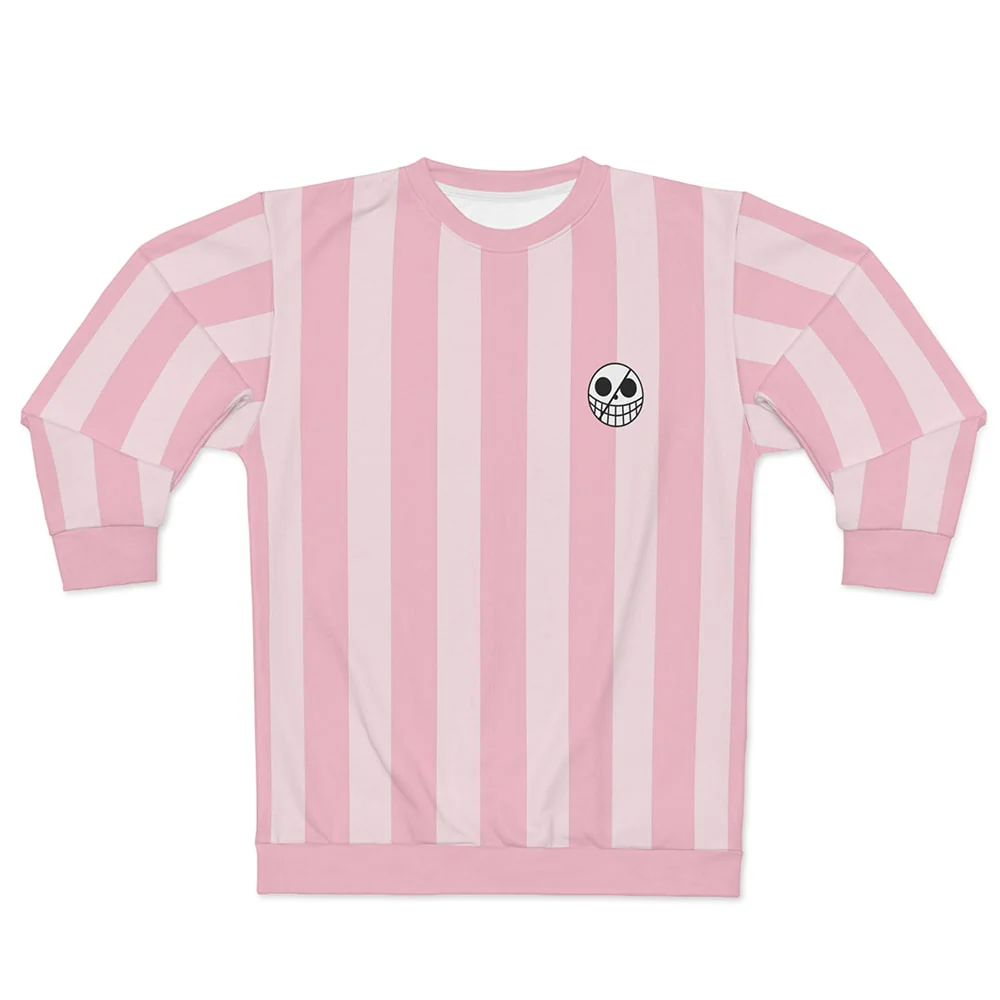 One Piece Doffy Joker Classic Stripes Long Sleeve T-Shirt