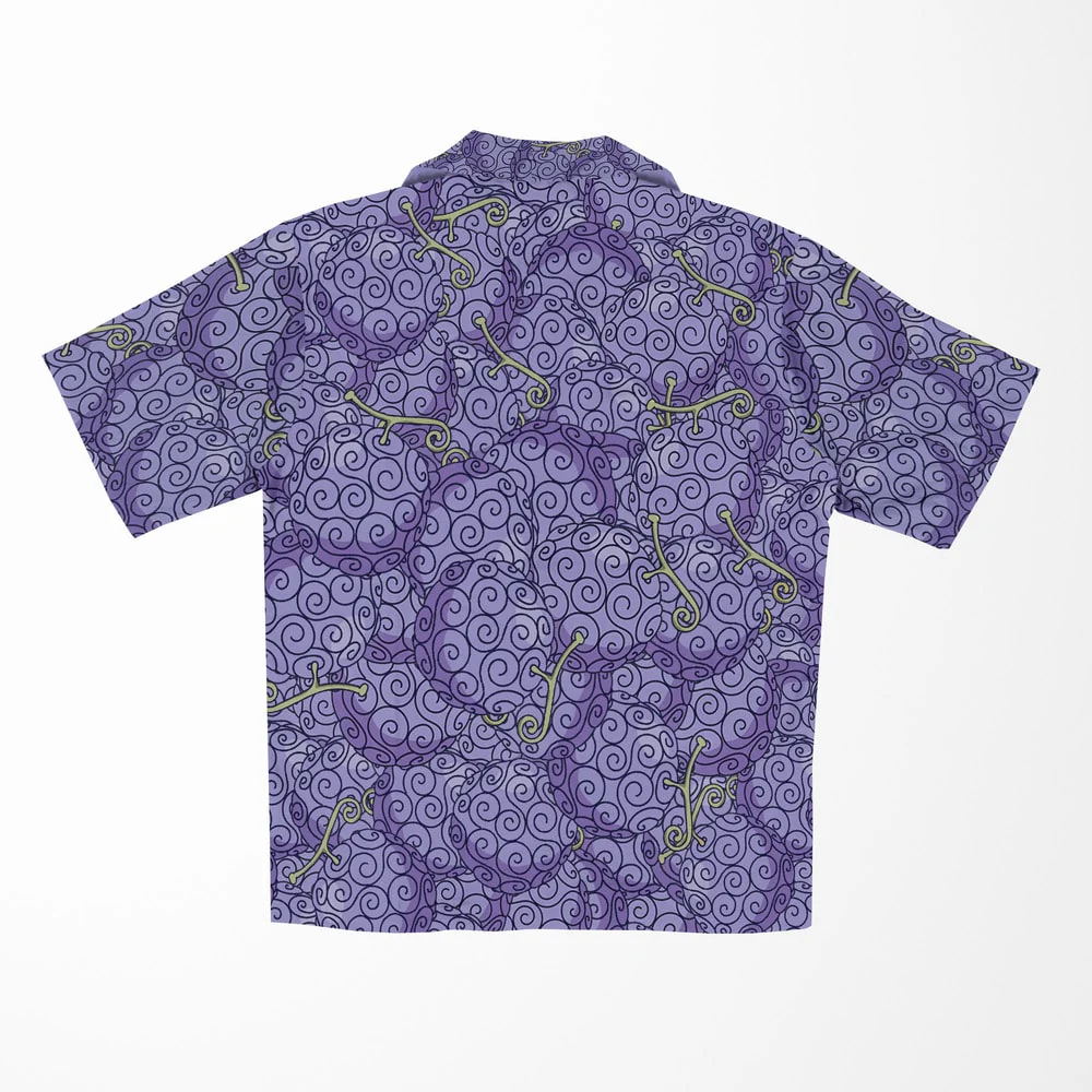 One Piece Gomu Gomu Button up Hawaiian Short Sleeved Shirt