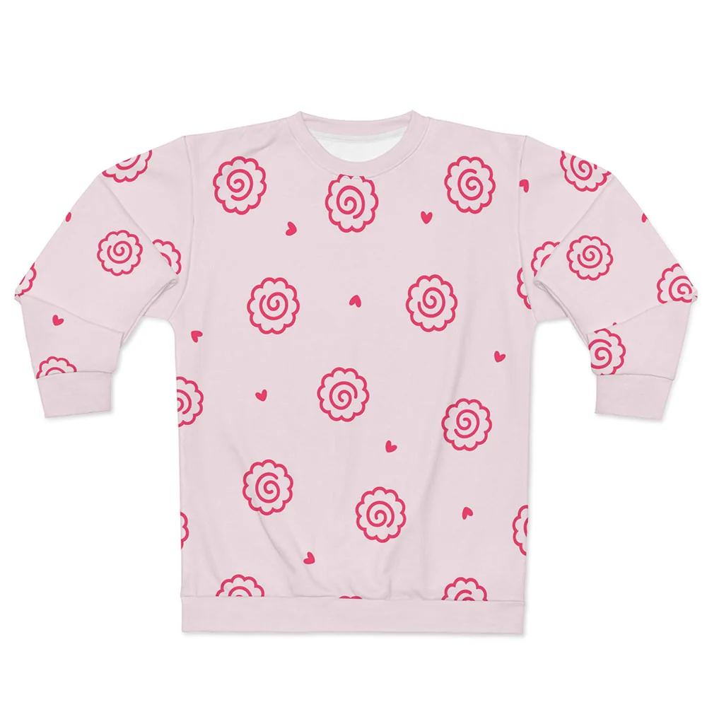 Naruto Ramen Hearts Shinobi Pink Long Sleeve T-Shirt