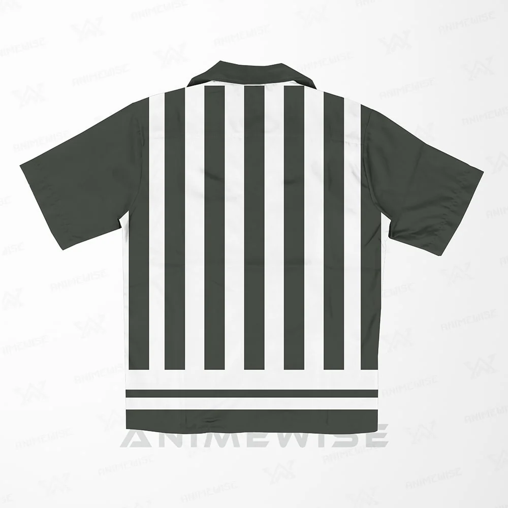 Demon Slayer Snake Pillar Hawaiian Short Sleeved Shirt