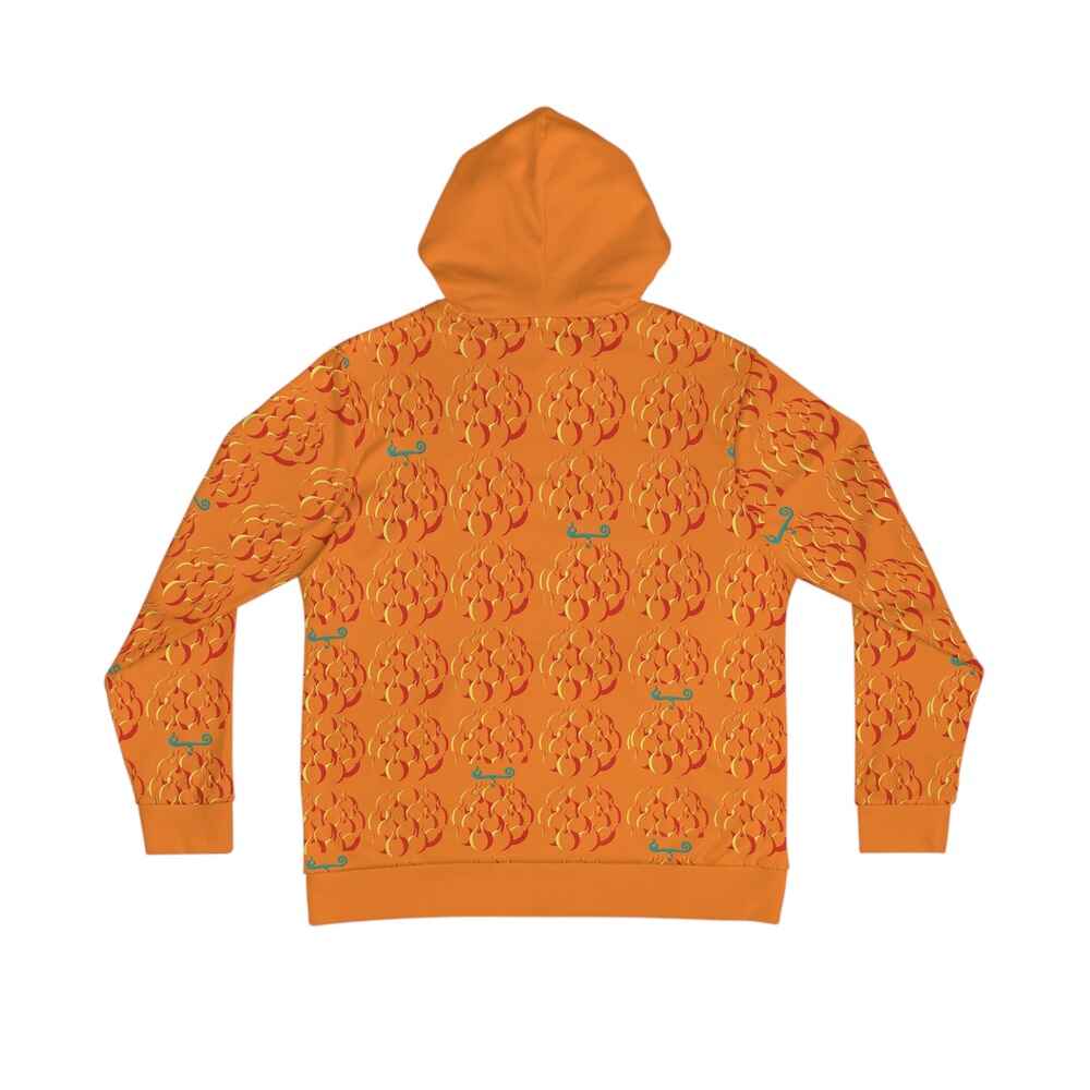 One Piece Mera Mera Devil Fruit Pattern Hoodie