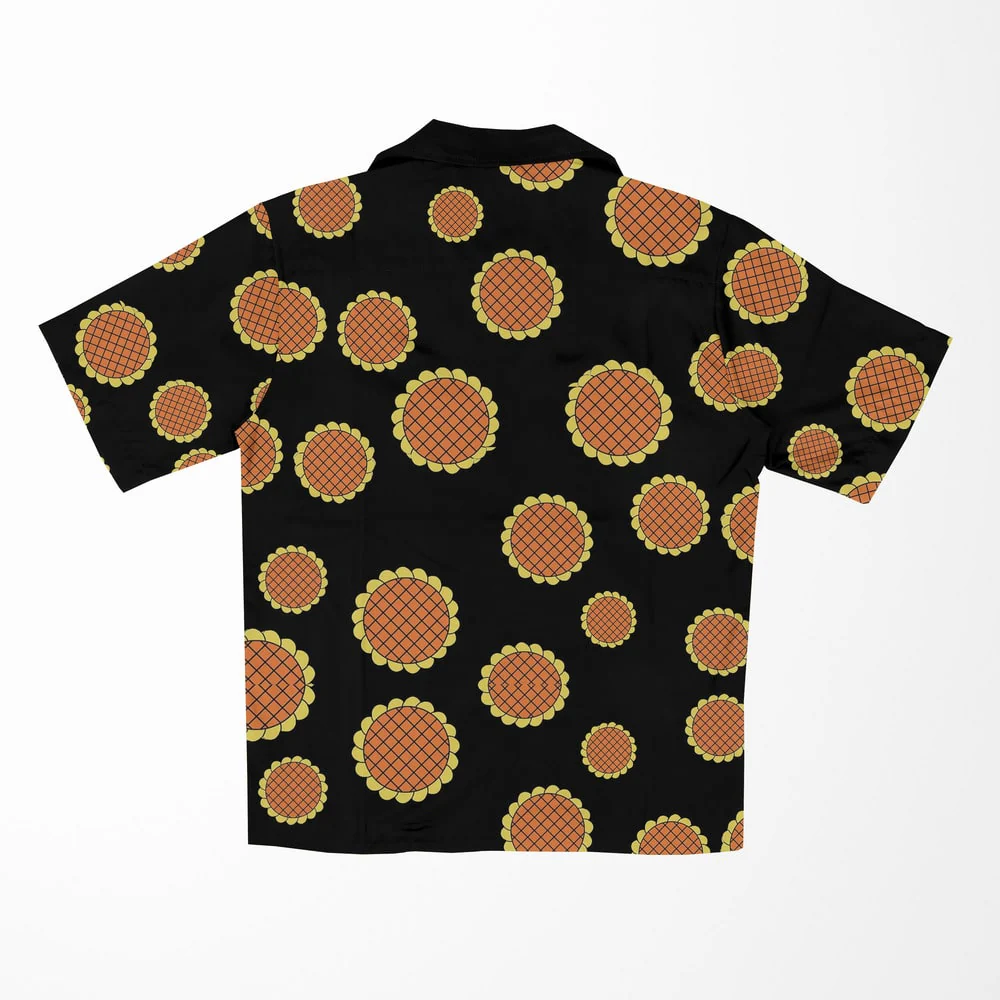 One Piece Luffy Dressrosa Hawaiian Short Sleeved Shirt