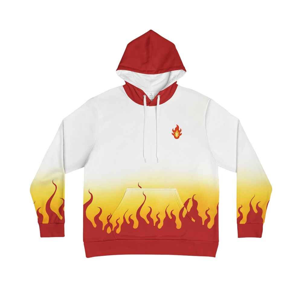 Demon Slayer Flame Pillar Flame Pattern Hoodie