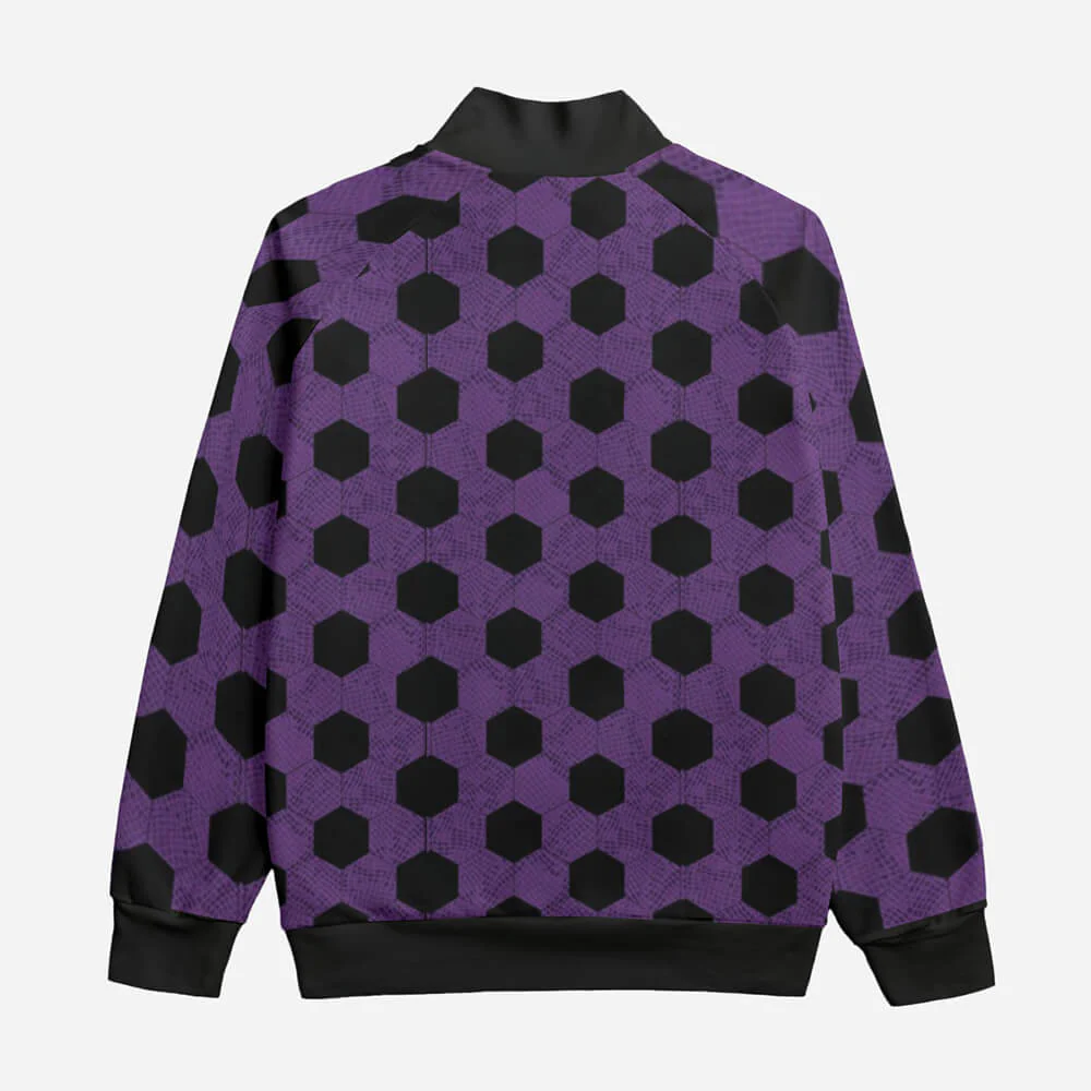 Demon Slayer Upper Pattern Collar Up Jacket