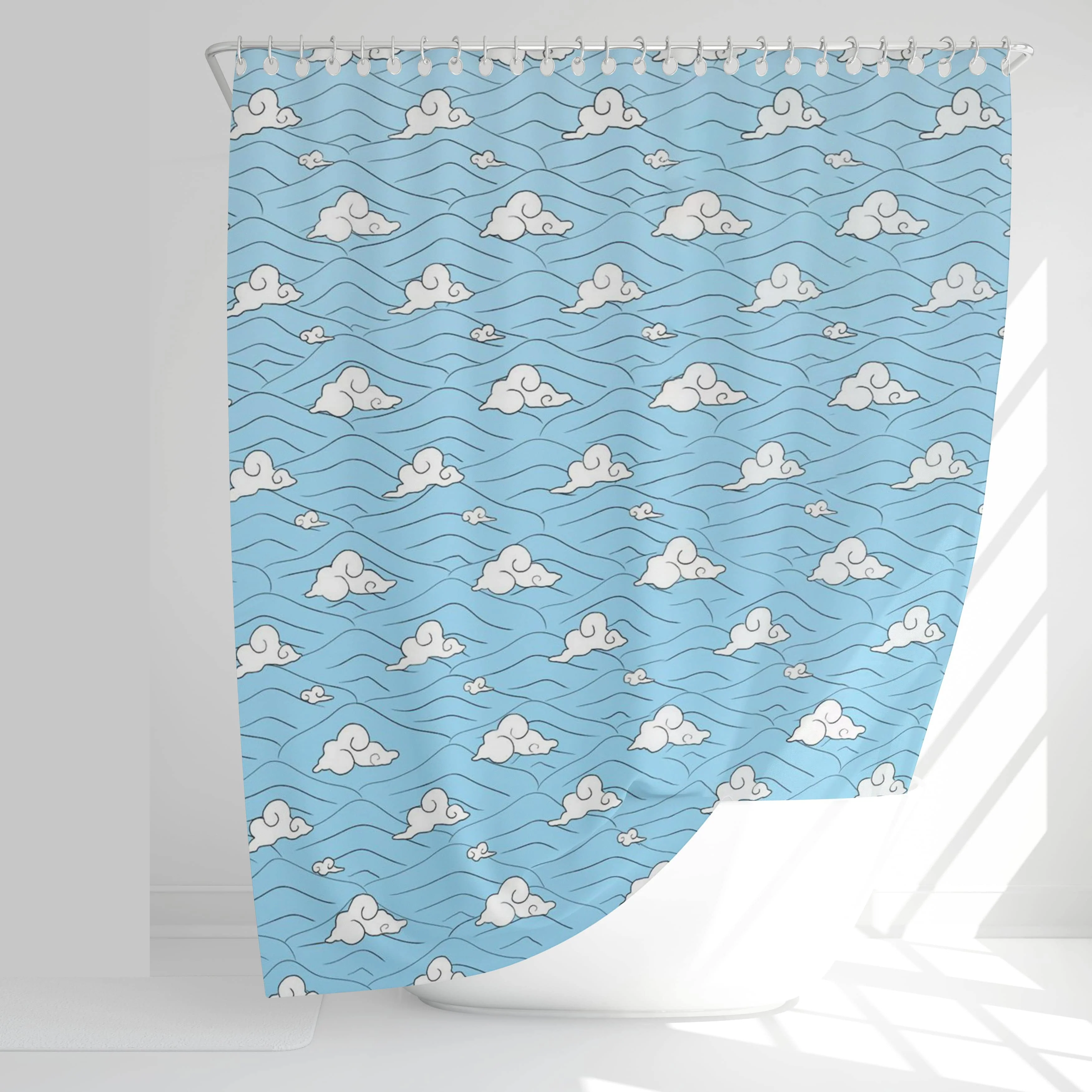 Final Selection Demon Slaying Corp Pattern Shower Curtains