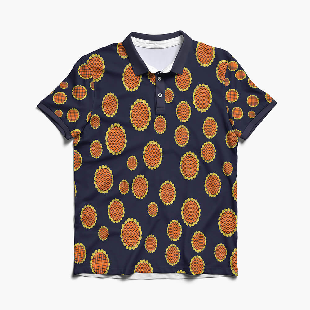 One Piece Luffy Dressrosa Arc blue Final Polo Shirt