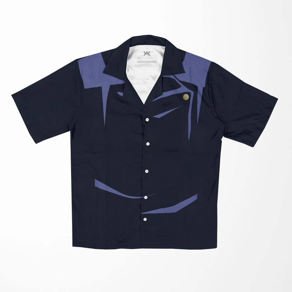 Jujutsu Kaisen Sorcerer school Button Up Short Sleeve Shirt