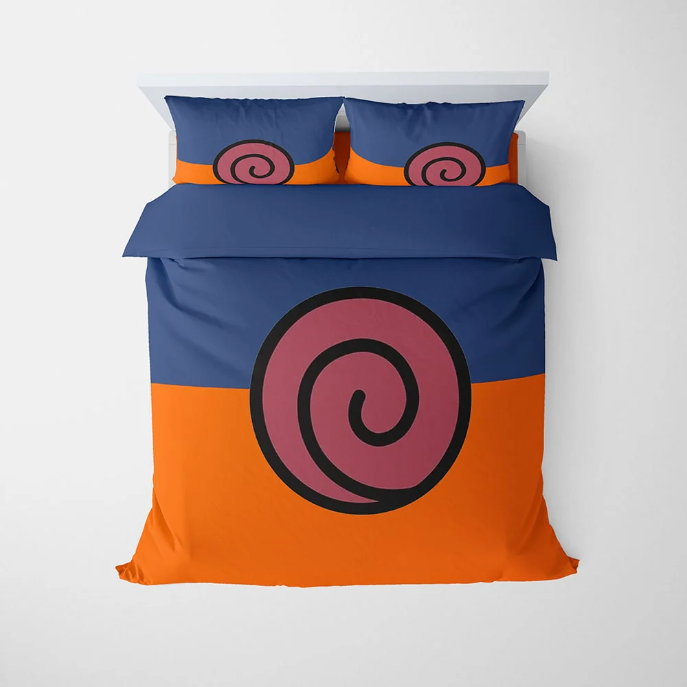 Uzumaki Classic Emblem Brushed Comforter Bedding Set