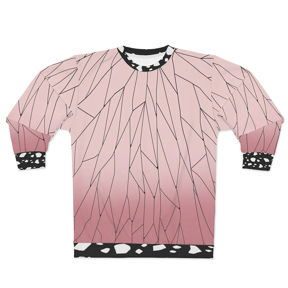 Demon Slayer Insect Pillar Pink Long Sleeve T-Shirt