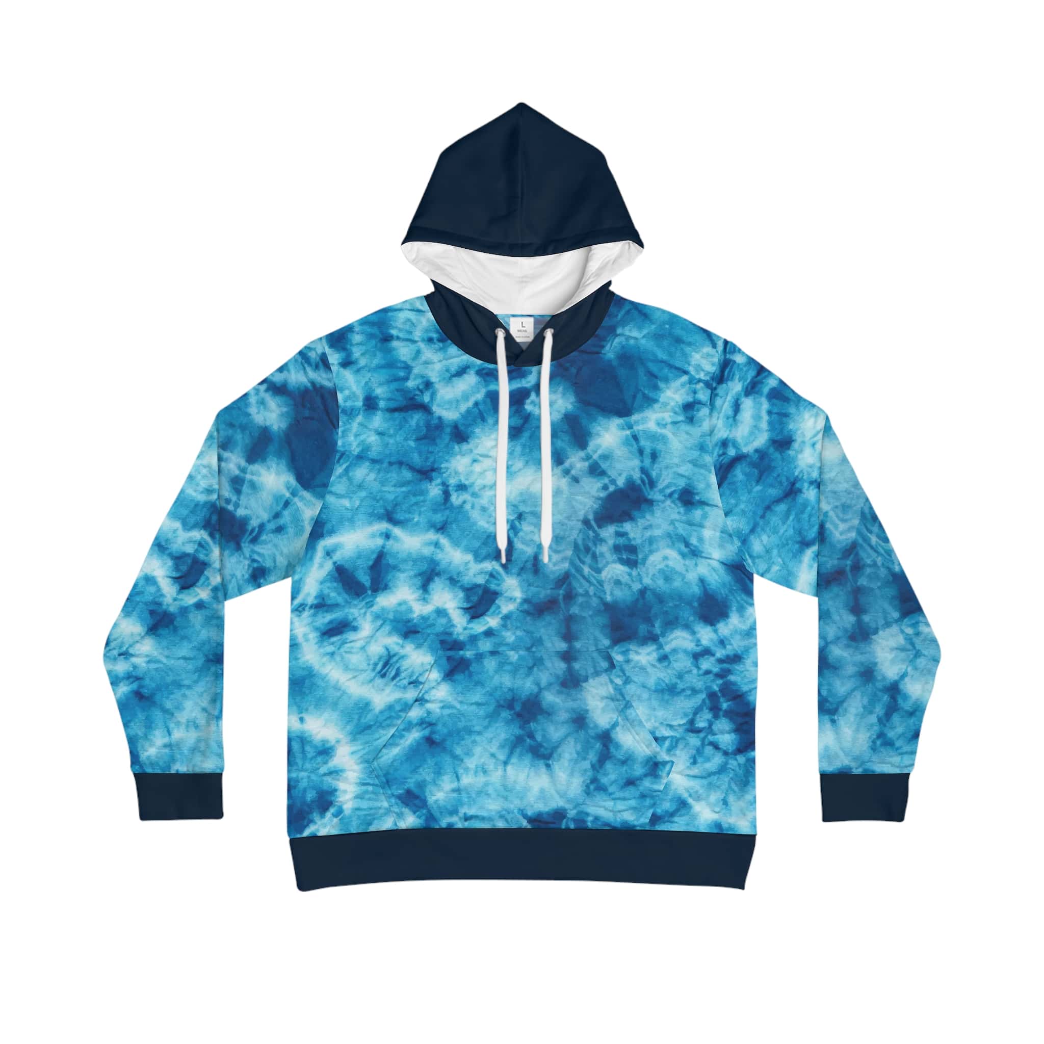 Tie-Dye Blues Pullover Hoodie