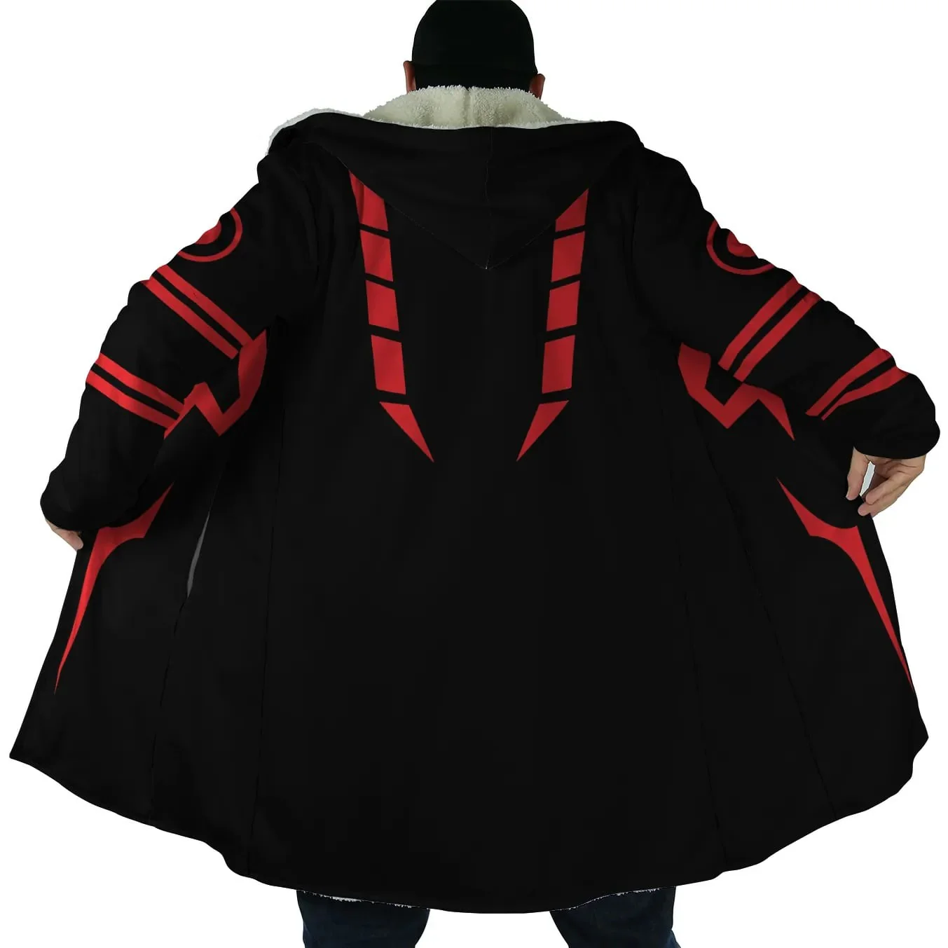 Jujutsu Kaisen King of Curses Hooded Cloak Fleece Coat