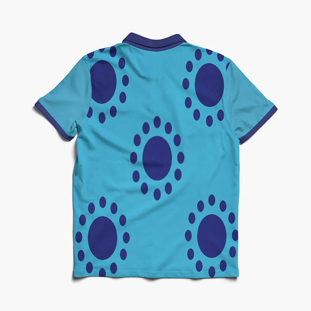 One Piece Luffy Pirate Wano Sumarai Arc Polo Shirt