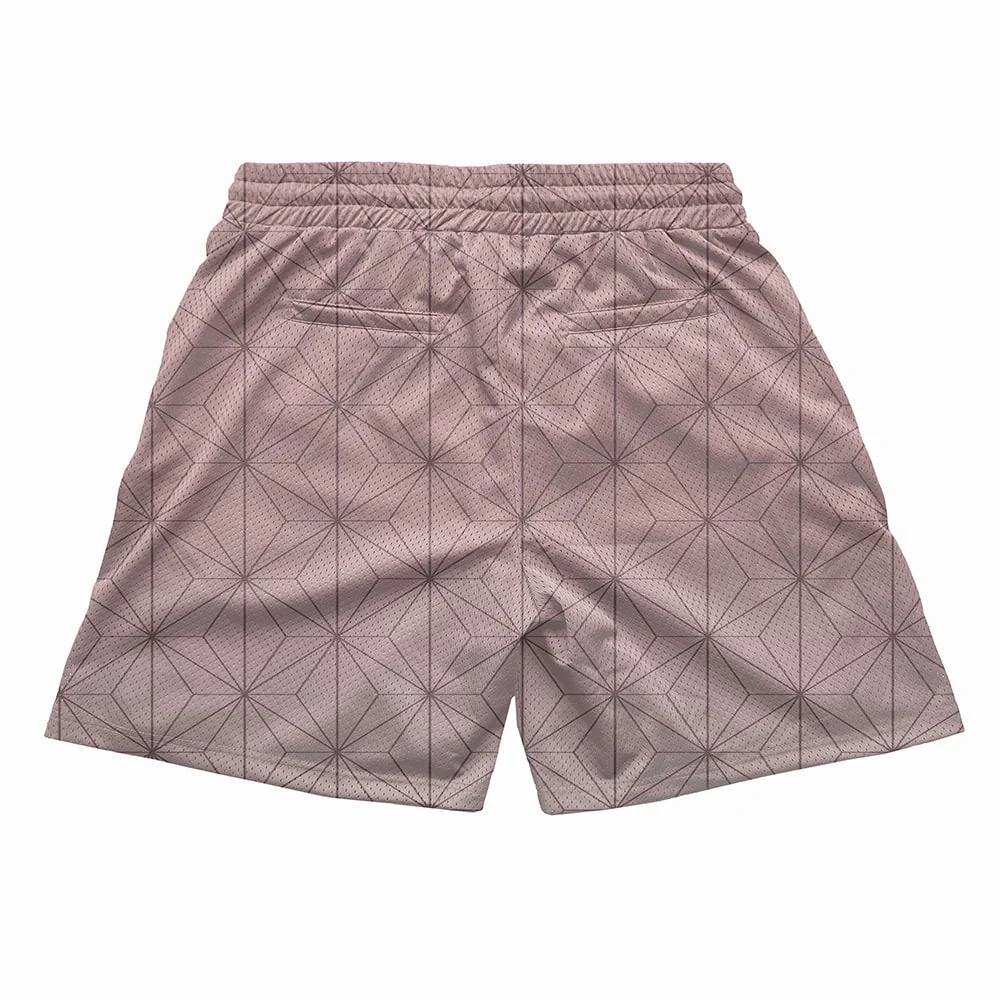 Demon Slayer The Chosen Demon Pattern Erabareshi Oni Mesh Shorts