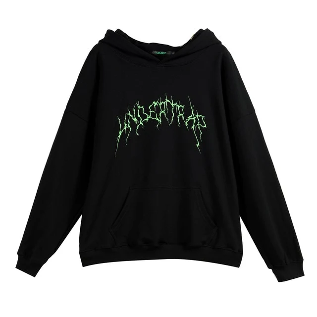 Evangelion Rei Skeleton Brushed Genesis Neon Pullover Hoodie