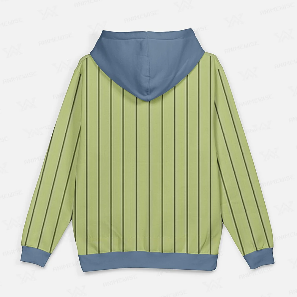 Demon Slayer Love Pillar Pattern Pullover Hoodie