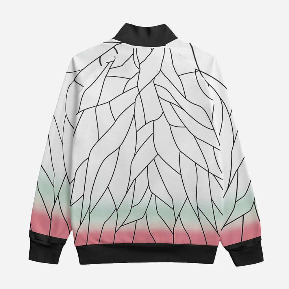 Demon Slayer Insect Pillar Butterfly Pattern Collar Up Jacket