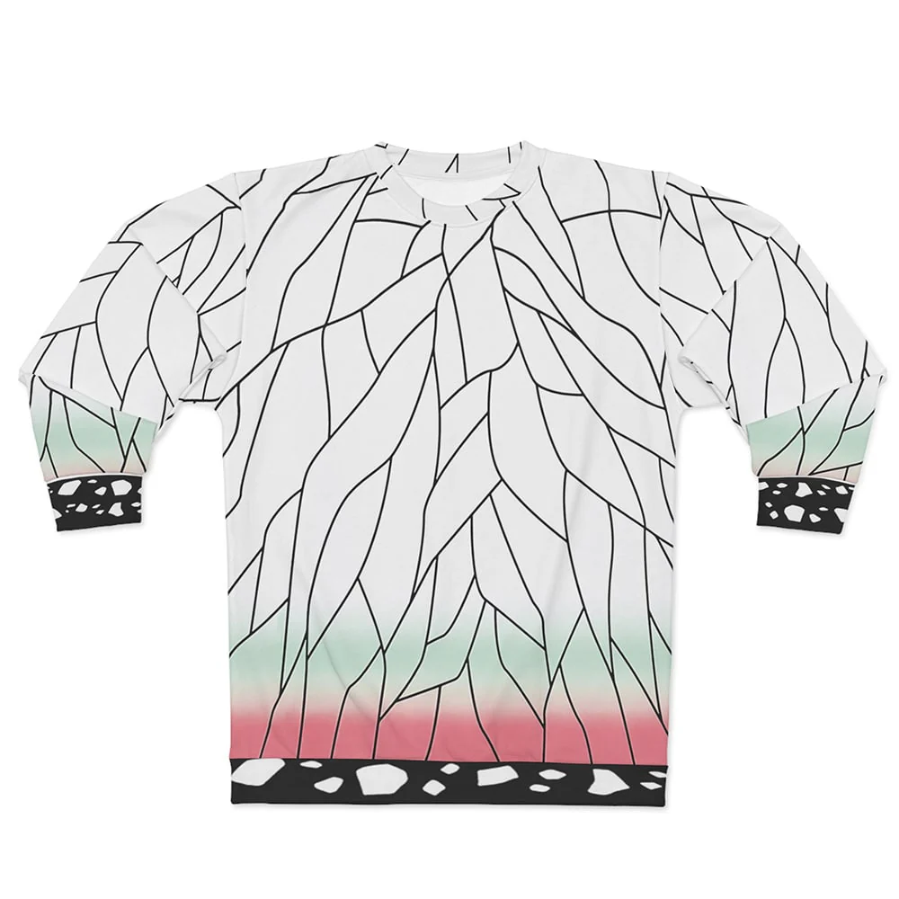 Demon Slayer Insect Pillar Butterfly Pattern Long Sleeve T-Shirt