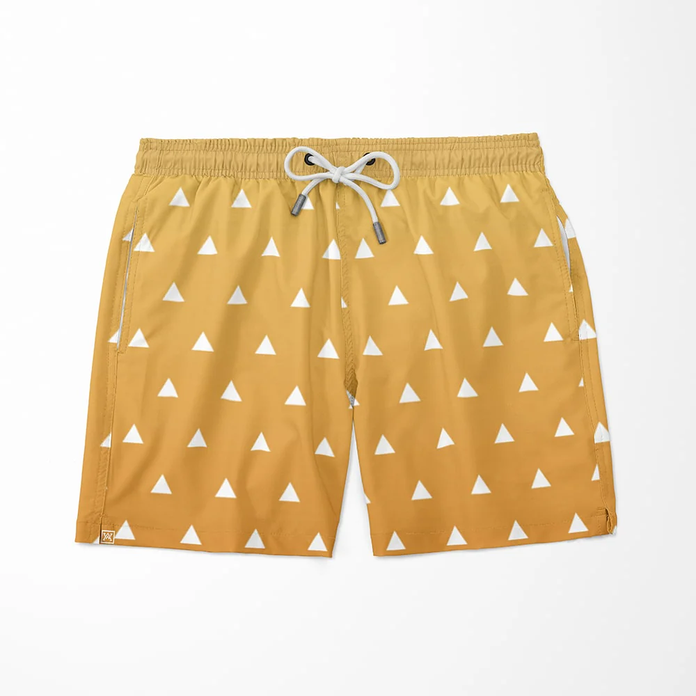 Demon Slayer Thunder Breath Pattern Swim shorts