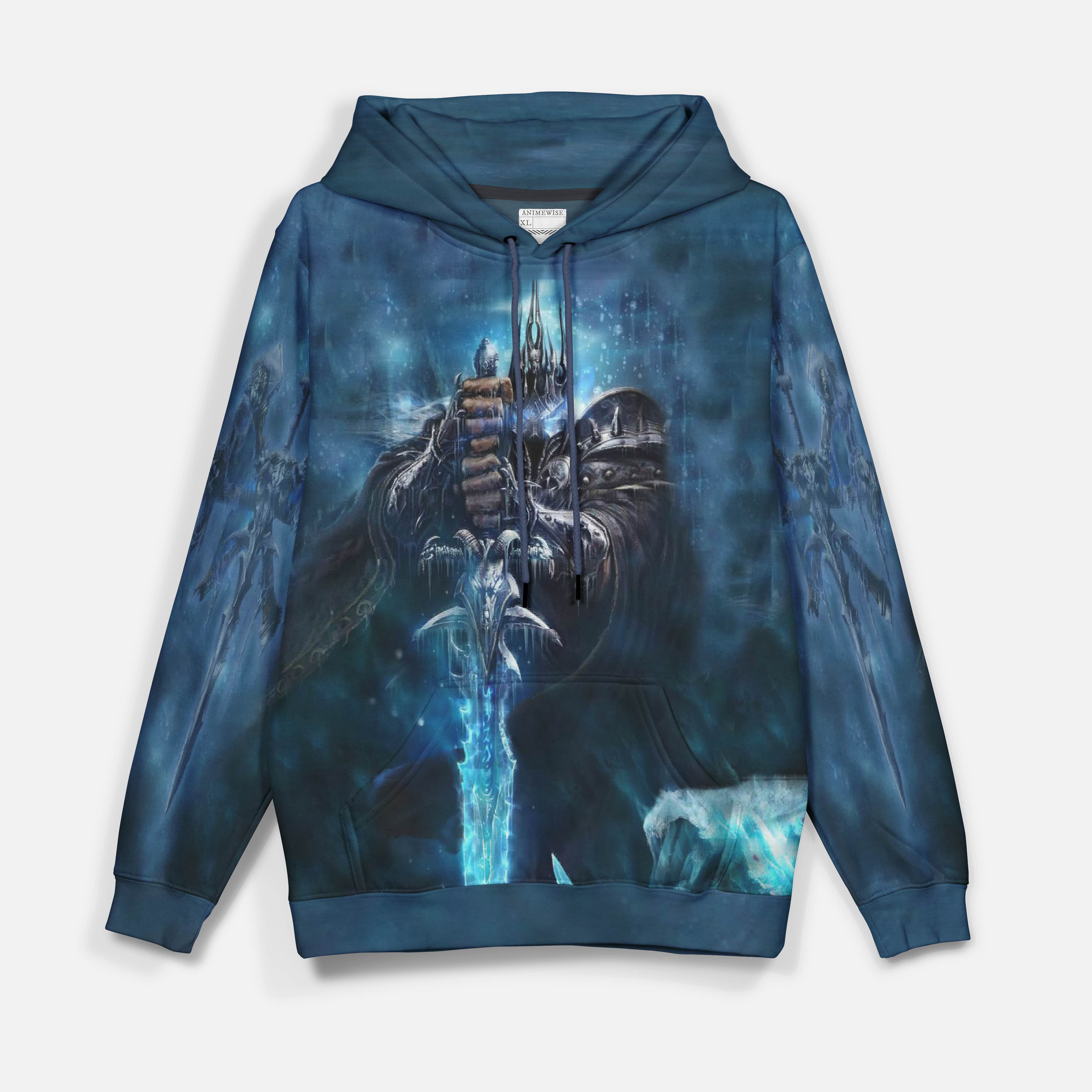 World of Warcraft Lich King Printed Hoodie