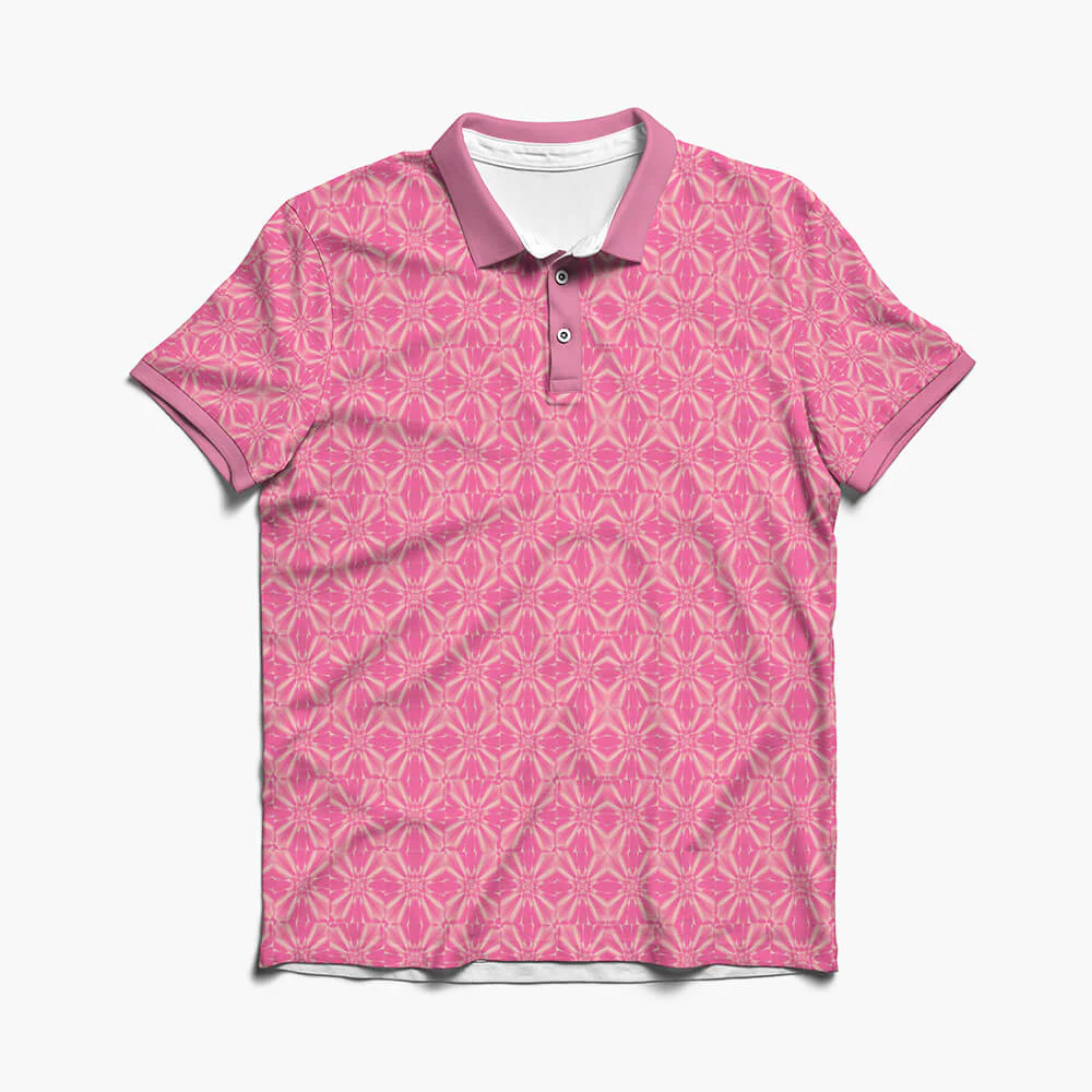 Demon Slayer Nezuko Erabareshi Oni Pattern Polo Shirt
