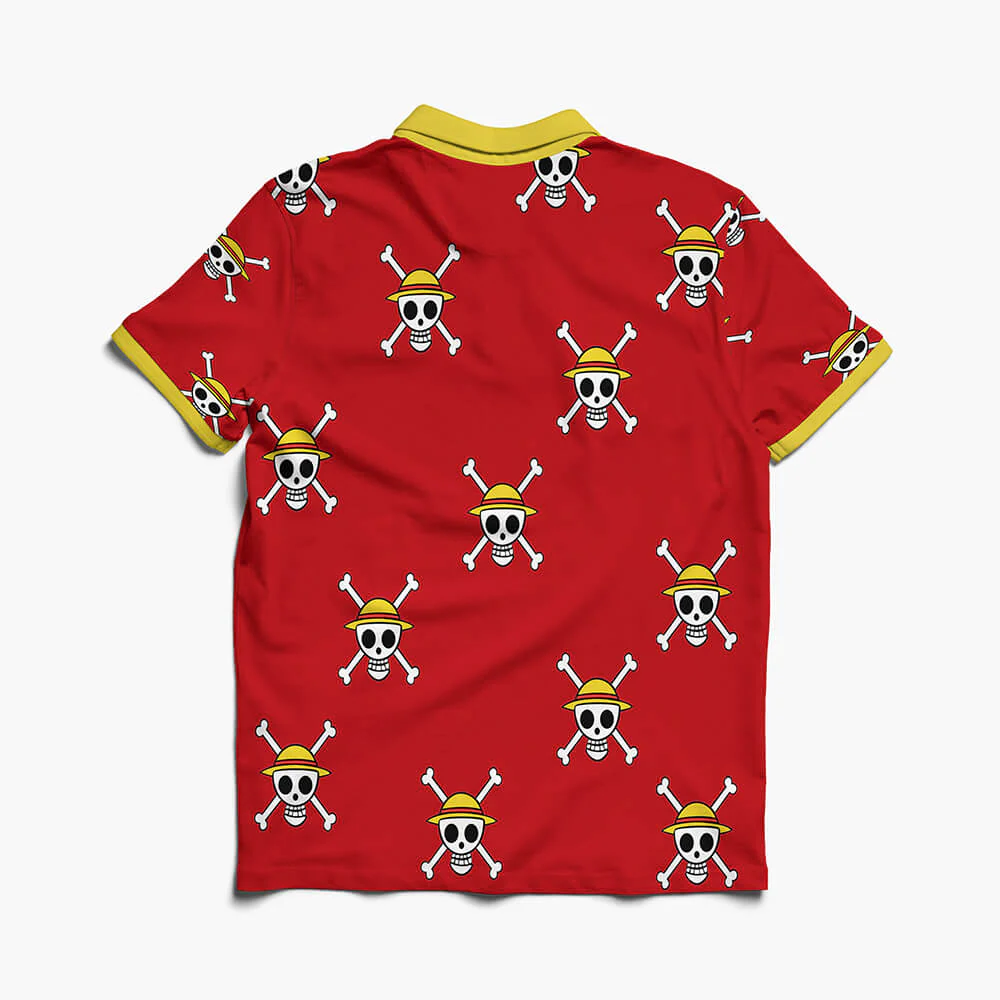 One Piece Luffy Pirates Polo Shirt