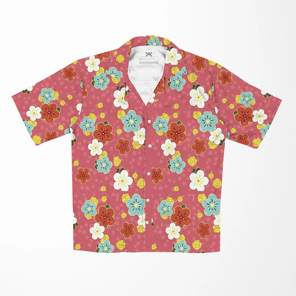 My Hero Academia Roman Hawaiian Short Sleeved Shirt