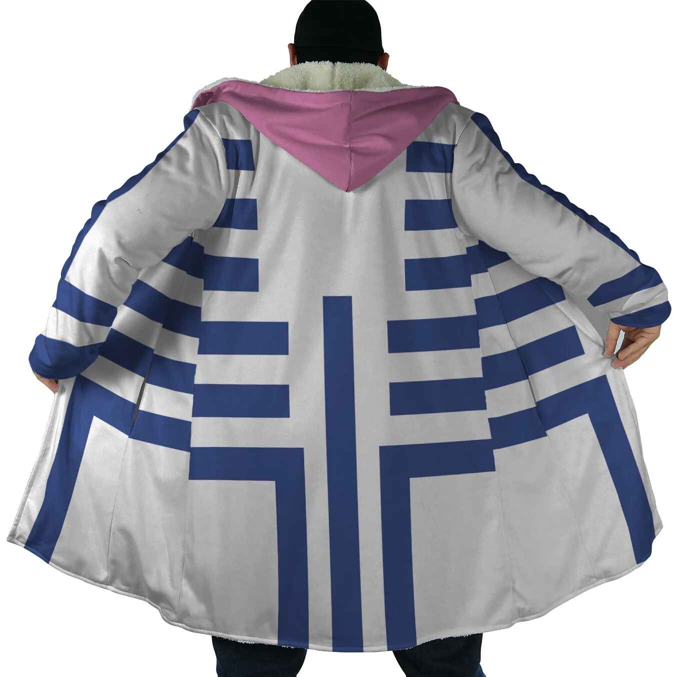 Demon Slayer Upper Rank Fleece Hooded Cloak Coat