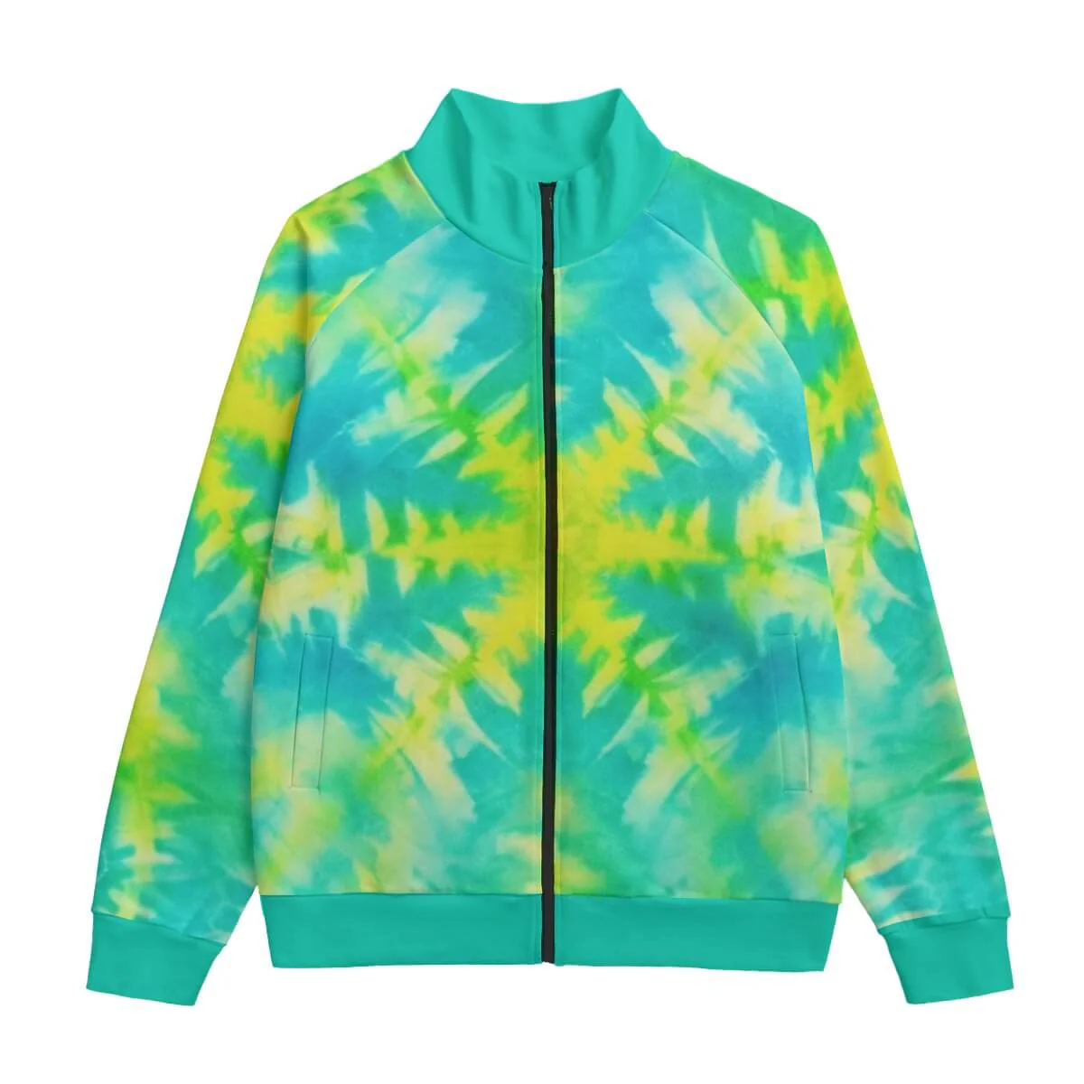 Tie-Dye Smoking Fusion Collar Up Jacket