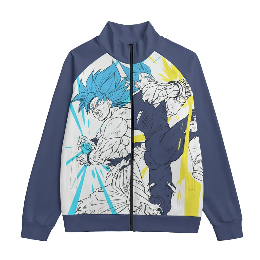 Dragon Ball Goku Vegeta Collar Up Jacket