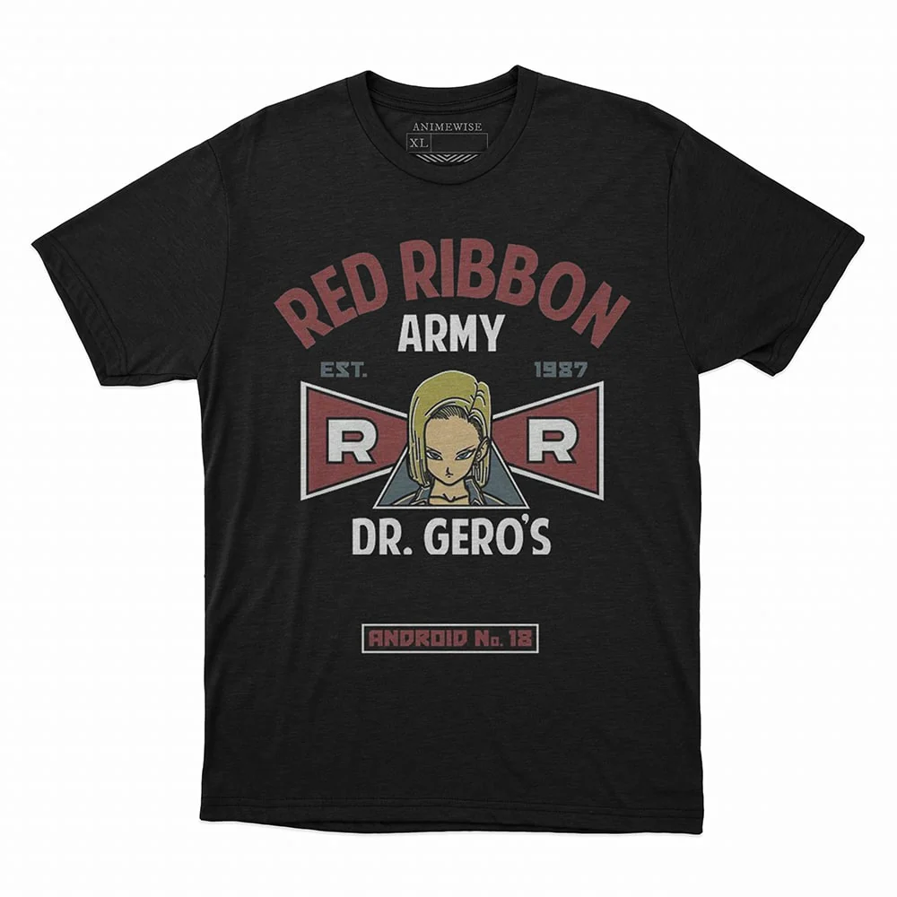 Dragon Ball Dr. Geros Red Ribbon Army DBZ T-Shirt