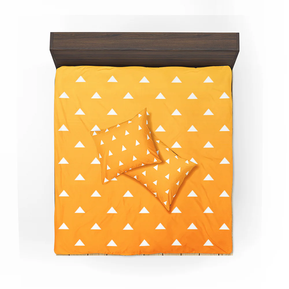 Demon Slayer Thunder Breath Pattern Duvet Cover Set Bedding