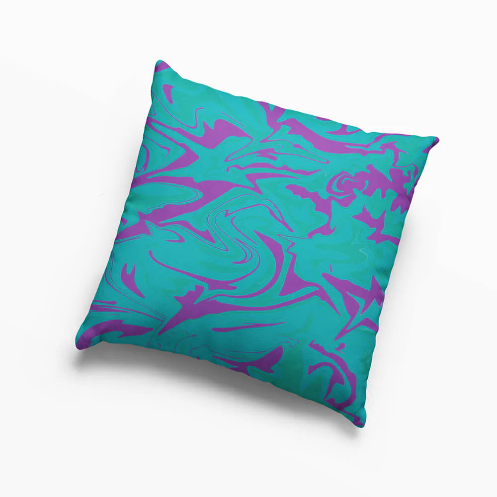 Boku na Hero Abstract Pattern Ashido Throw Pillow