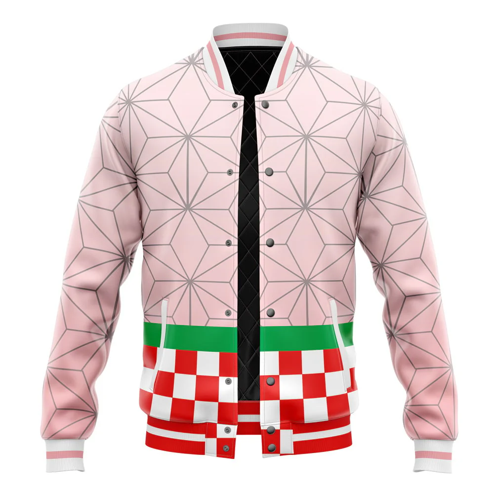 Demon Slayer Nez Chan Corp Baseball Jacket