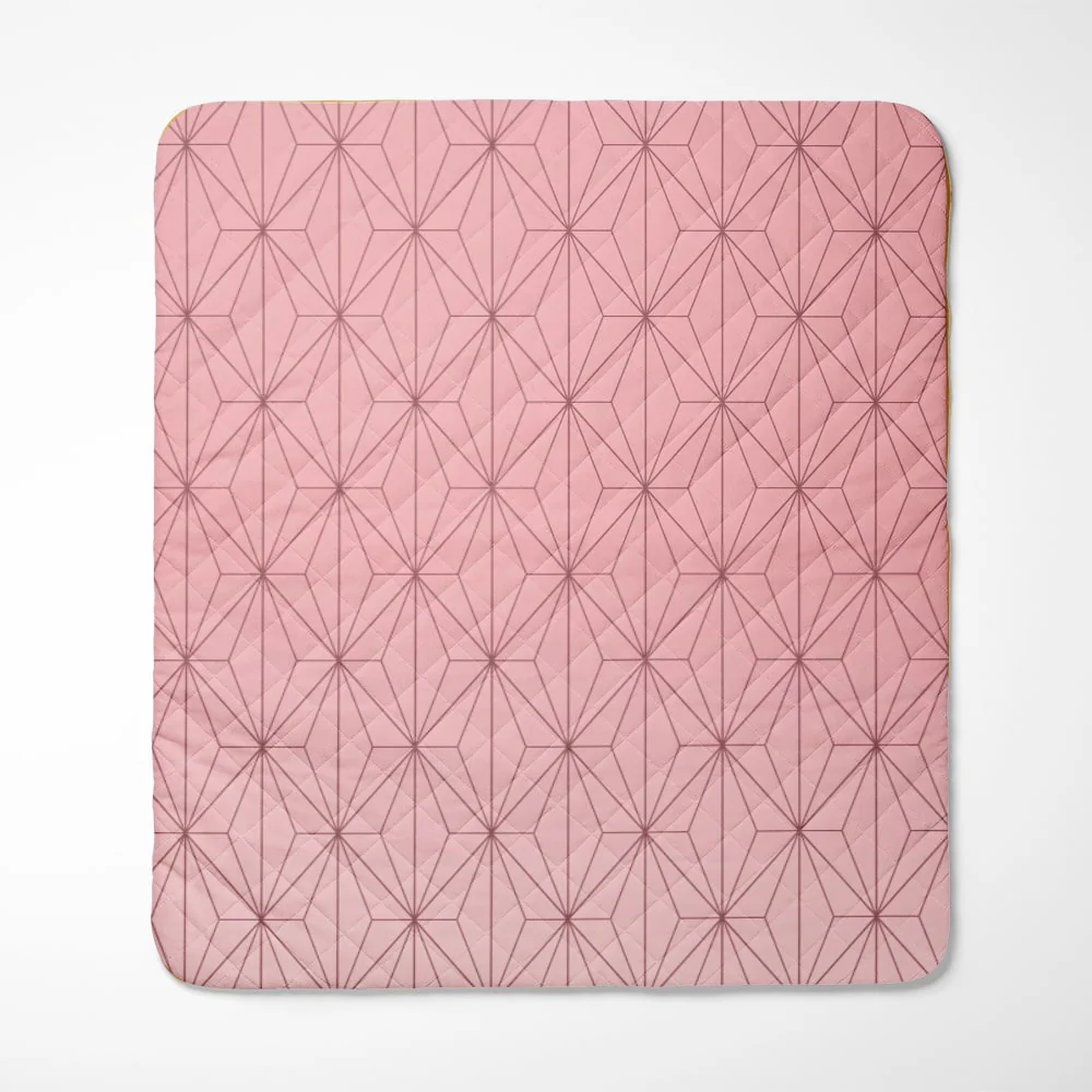 Demon Slayer Nez Chan Classic Pattern Bedspread Quilt Set