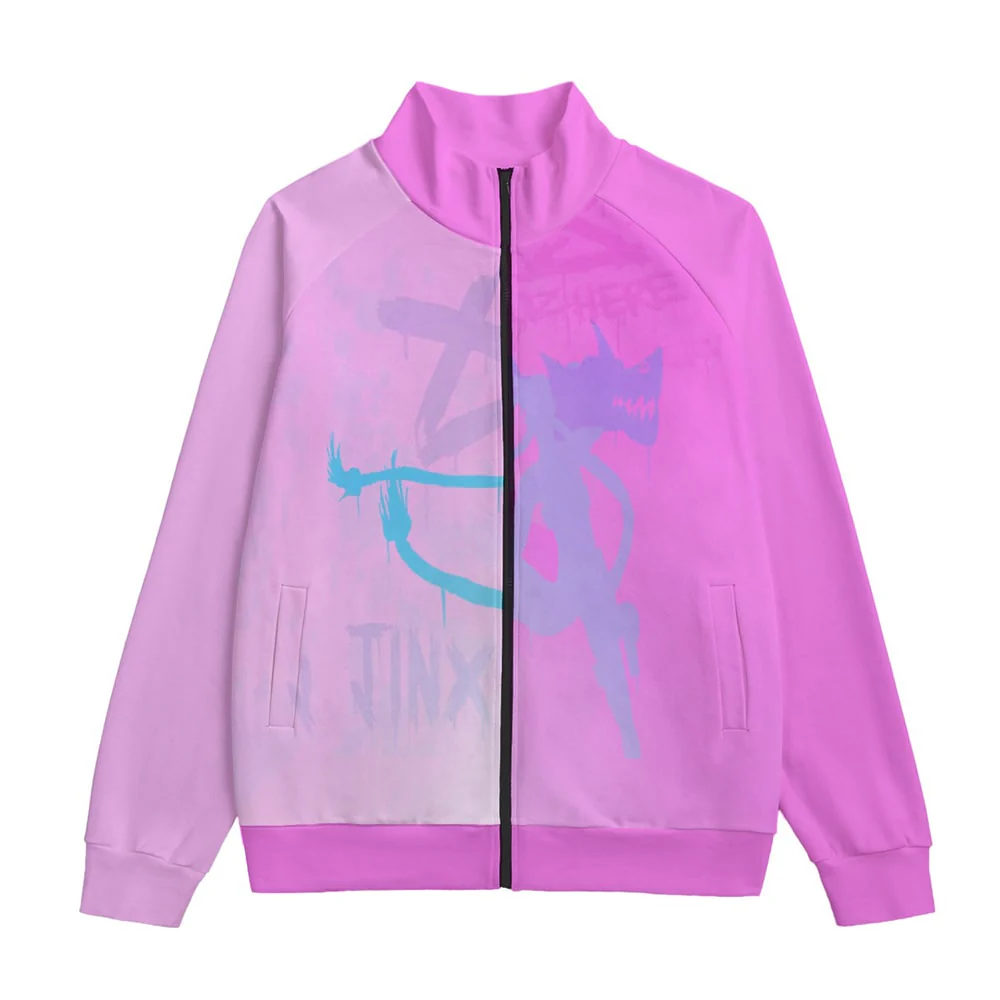 Arcane Jinx Abstract art Graffiti Arcane Gaming Jacket