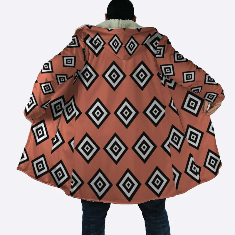 One Piece Jimbei Hooded Cloak Coat