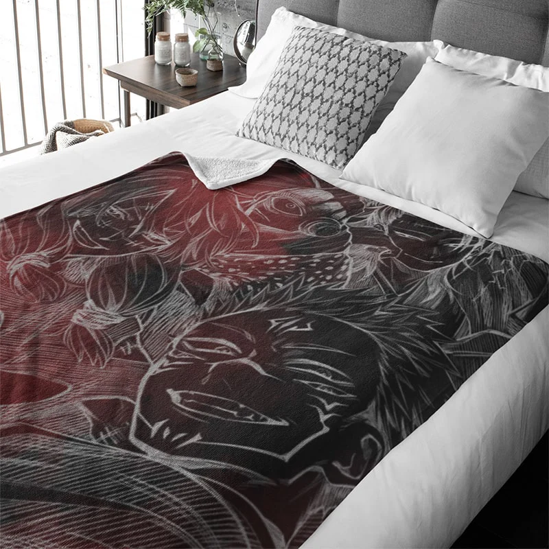 Jujutsu Kaisen All Curse Blend Throw Blanket