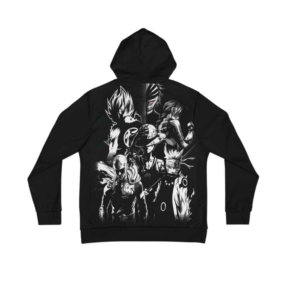 Naruto Big 5 Anime Brushed Hoodie