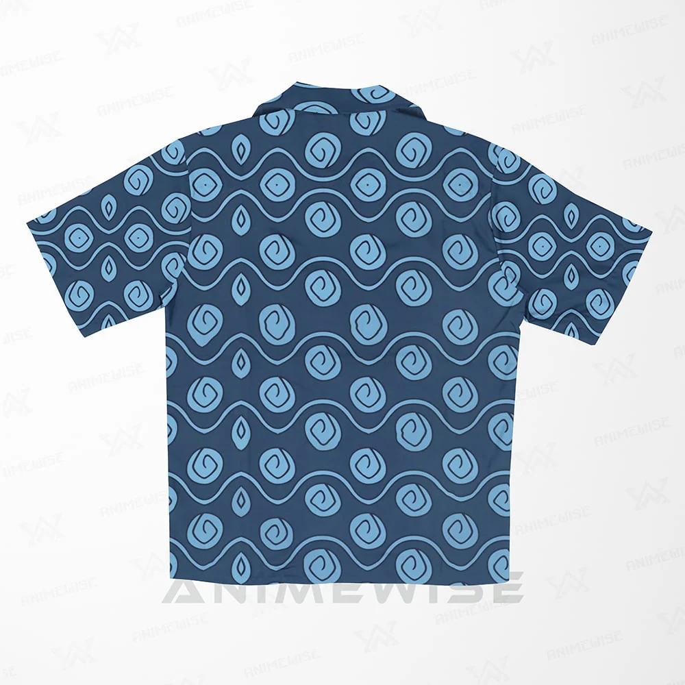 One Piece Zoro Arlong Park Pattern Hawaiian Short Sleeved Shirt