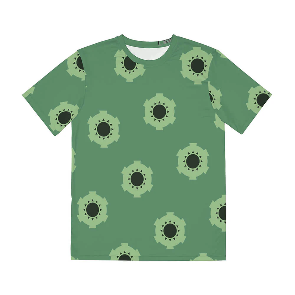 One Piece Zoro Wano Pattern T-Shirt