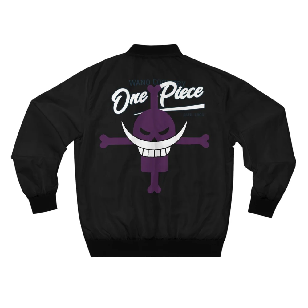 One Piece White Beard Bomber Jacket