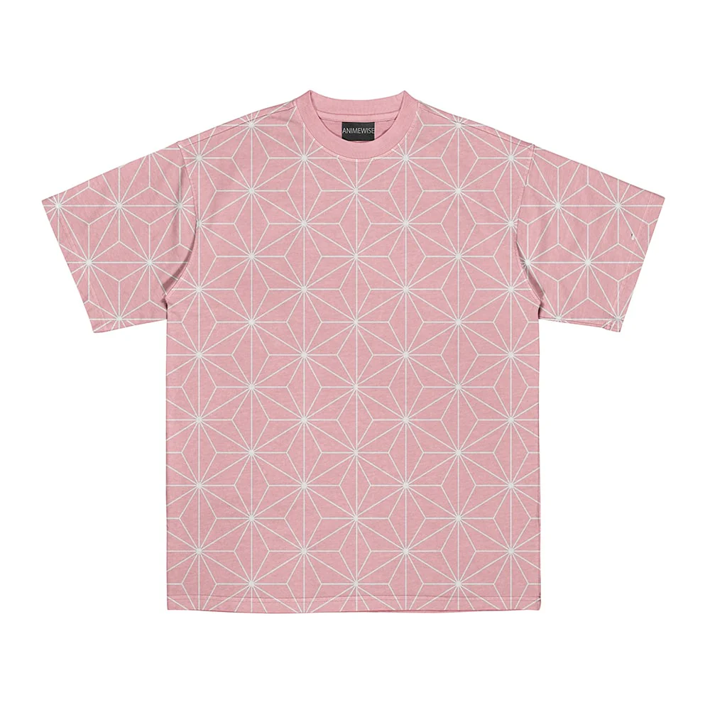 Demon Slayer Nez Floral Glow Pattern Glow Corp T-Shirt