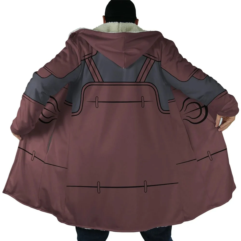 Naruto God of  Shinobi Cloak Pattern Hooded Cloak Coat