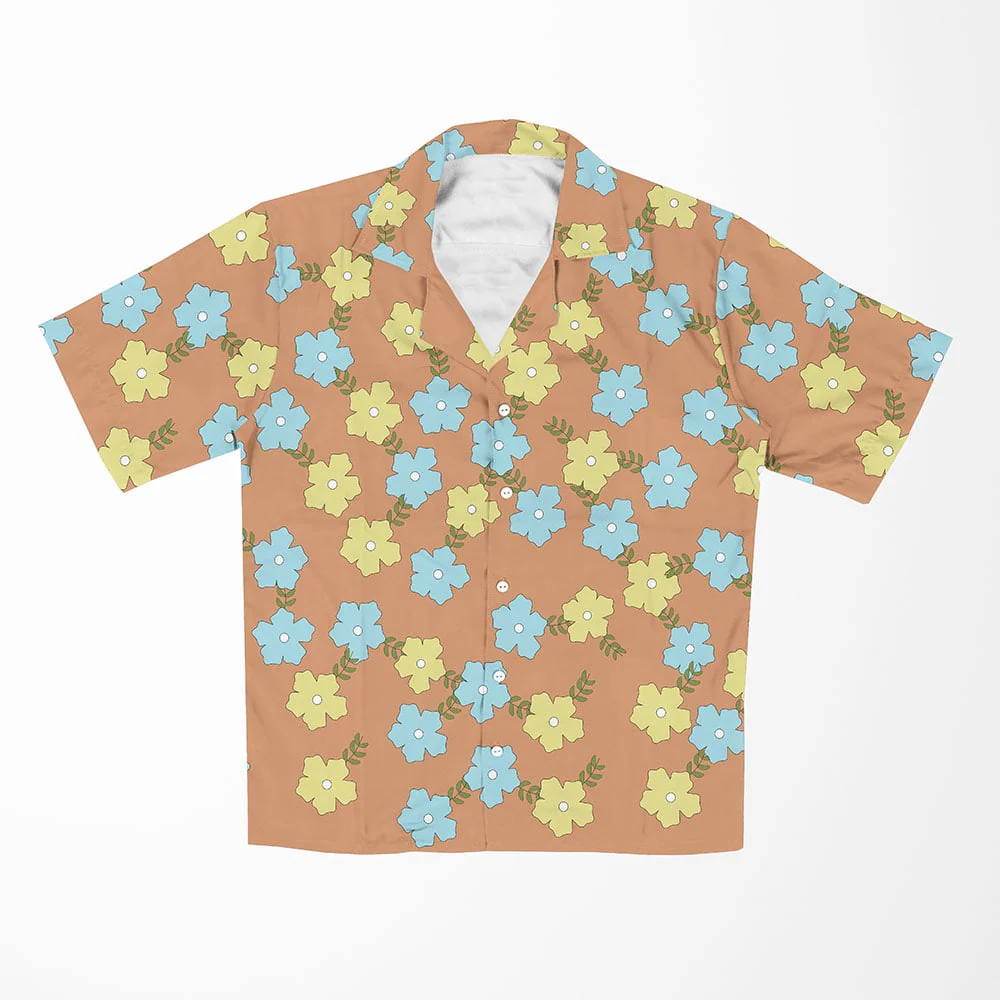 One Piece Sanji Egghead Hawaiian Short Sleeved Shirt